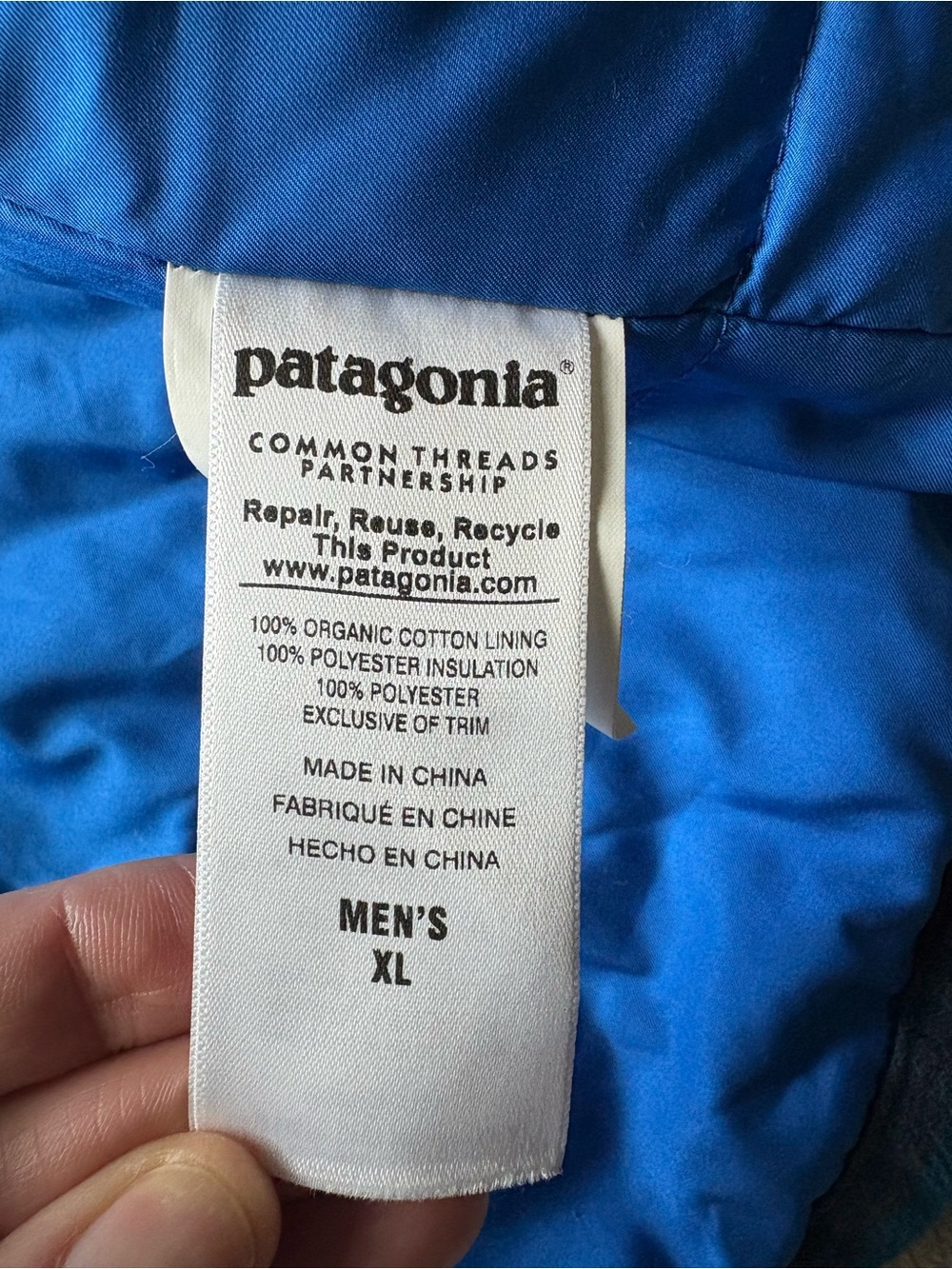 Patagonia Teal and Black Plaid Lightweight Shirt Jacket - Picture 5 of 9